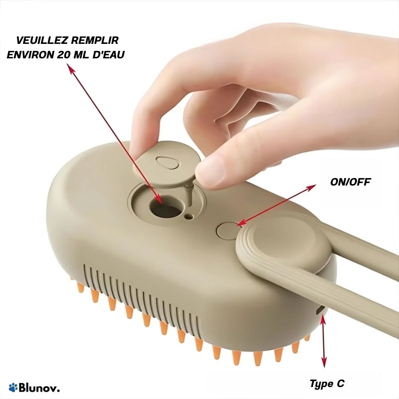 Steamly™ - Brosse à vapeur